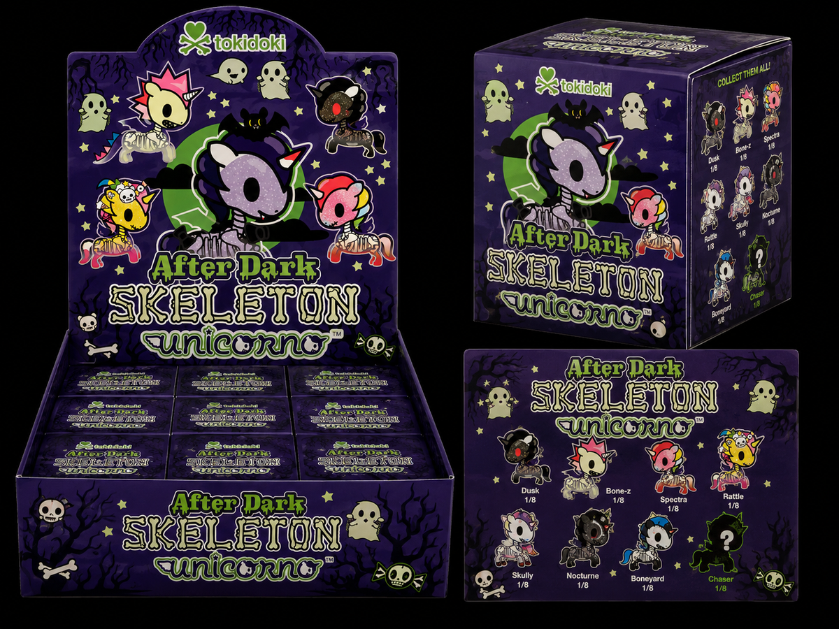 Tokidoki After Dark Skeleton Unicorno Blind Box